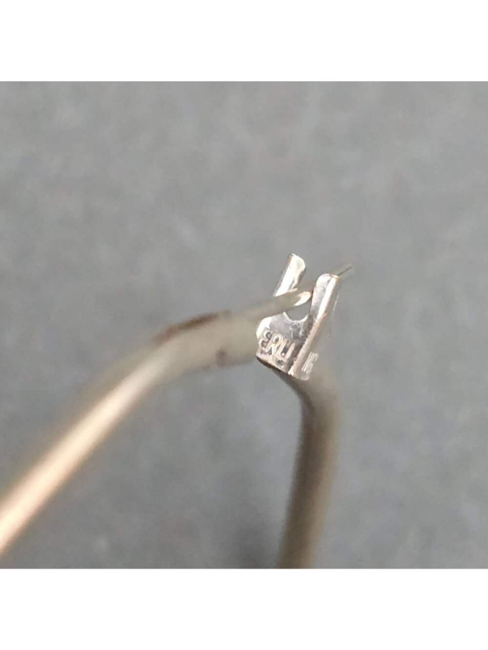 Vintage Sterling Silver Square Hoop Earrings Geometric European 925 Minimalist - Picture 4 of 10
